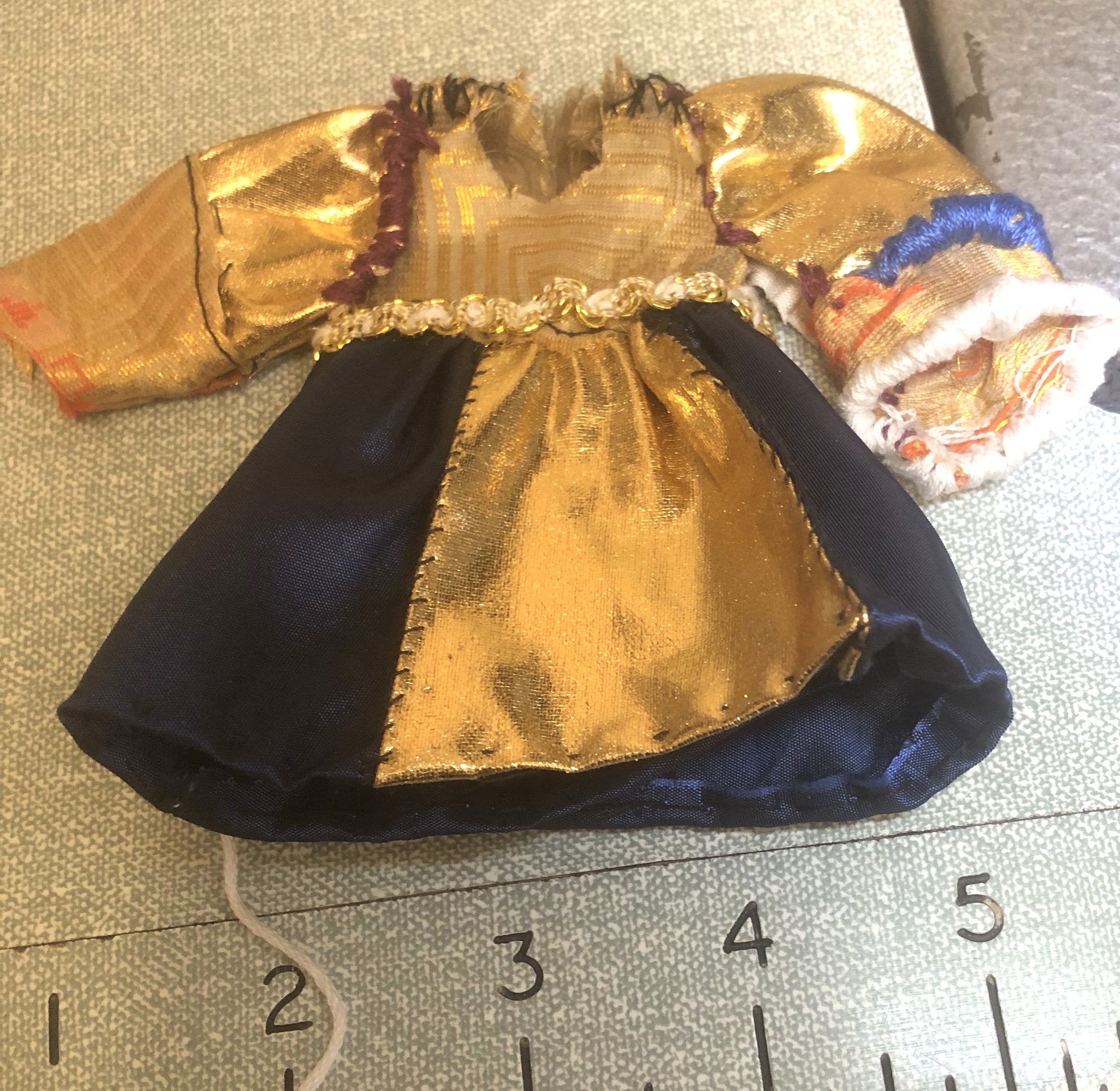 Medieval Tudor Themed Wedding Favor Bear in a Dress