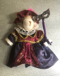 Medieval Tudor Themed Wedding Favor Bear in a Dress