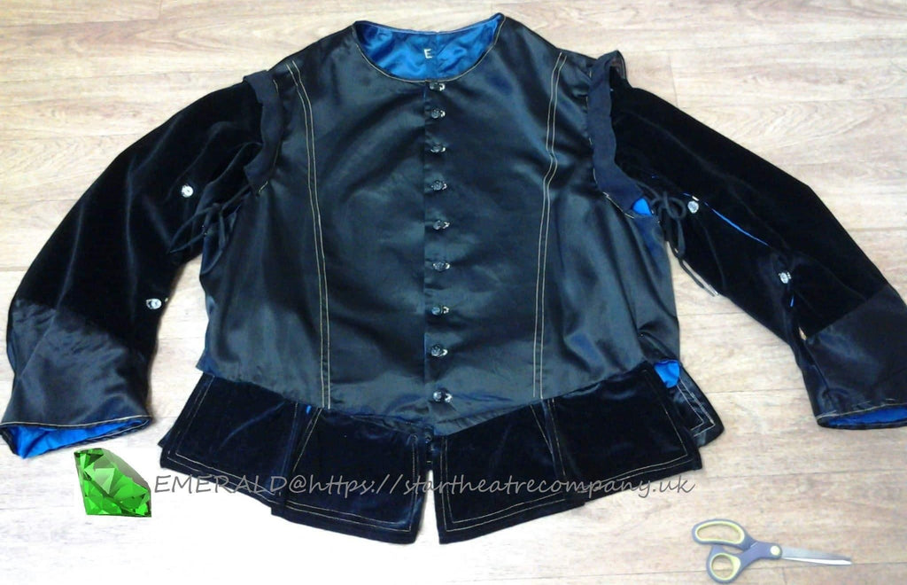 Black Medieval Style Doublet