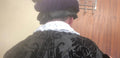 Ren Faire Purple cotton hand made velvet Tudor Muffin hat with trims