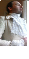 Lace Cravat Necktie and matching Cuffs