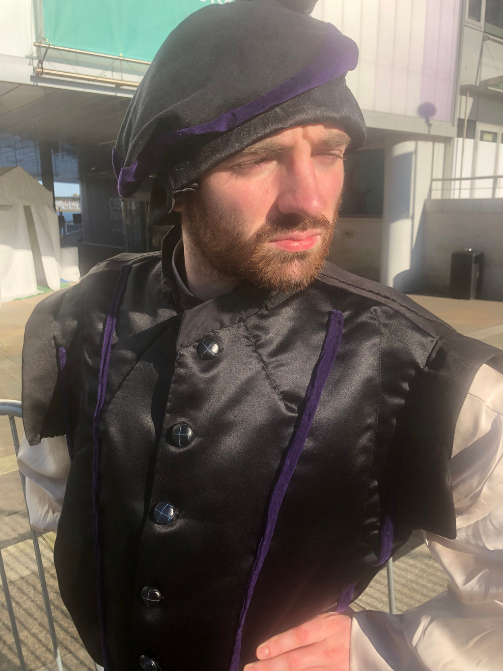 Black Medieval Style Doublet